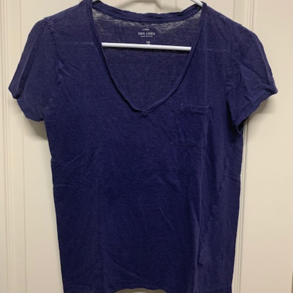 J. Crew 100% Linen Tee